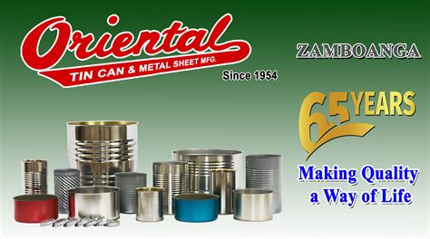 oriental tin can & metal sheet mfg|oriental tin can website.